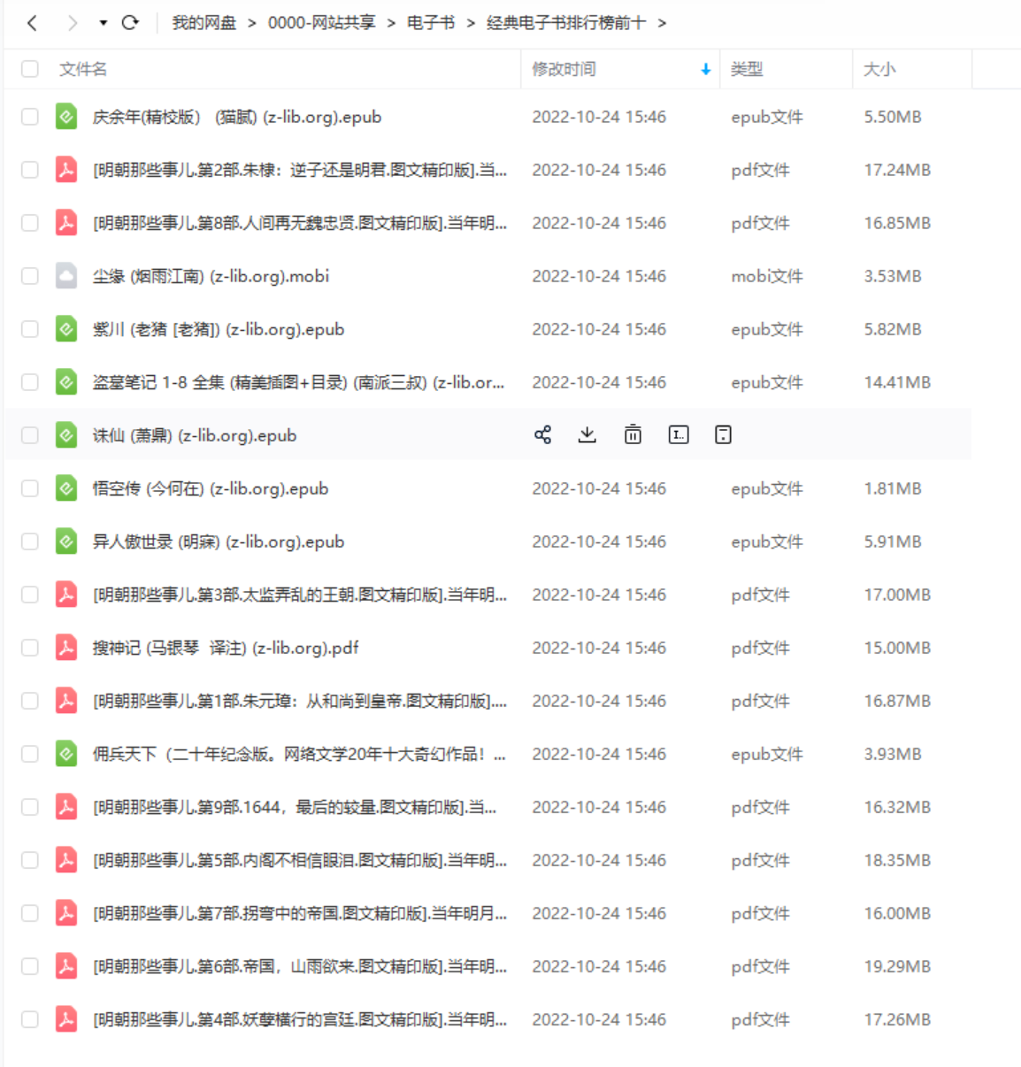 经典电子书排行榜前十完结-图书乐园 - 分享优质的图书